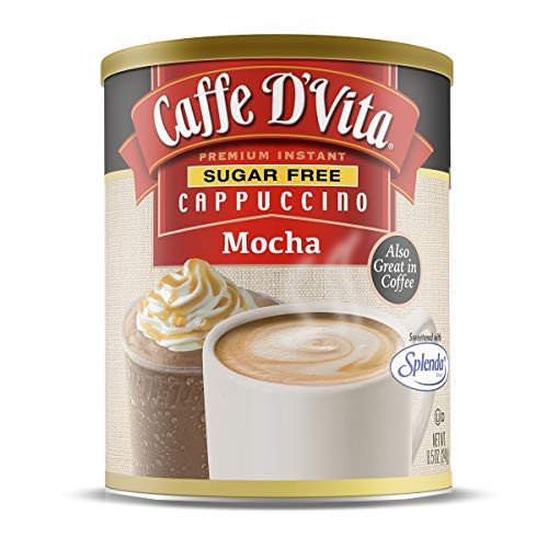 Caffe DVita Sugar Free Mocha Cappuccino 8.5 oz. can