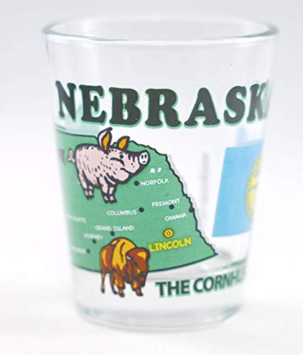 Nebraska The Cornhusker State All-American Collection Shot Glass