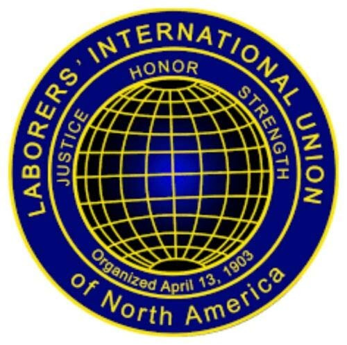 Laborers Union 2 Sizes Sticker for Car Decal Truck Window Laptop Auto Vinyl Motorcycle Helmet (4 Inch)