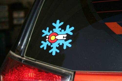Colorado State Flag Snowflake 3.5" ? 3.5" Sticker for Car Decal Vinyl Truck Window Car Bumper Sticker Laptop Decal Sticker for Motorcycle Helmet Colorado State Flag Snowflake 3.5" ? 3.5" Sticker for Car Decal Vinyl Truck Window Car Bumper Sticker Laptop Decal Sticker for Motorcycle Helmet