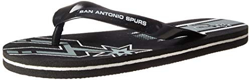 NBA San Antonio Spurs Unisex Big Logo FLIP FLOPBIG Logo FLIP Flop, Team Color, OS