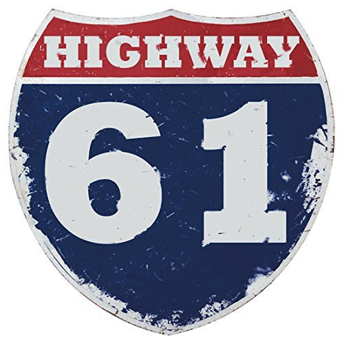 PVC Sticker"Highway 61 Revisited (6.7x7cm)" by Best Gift Shop