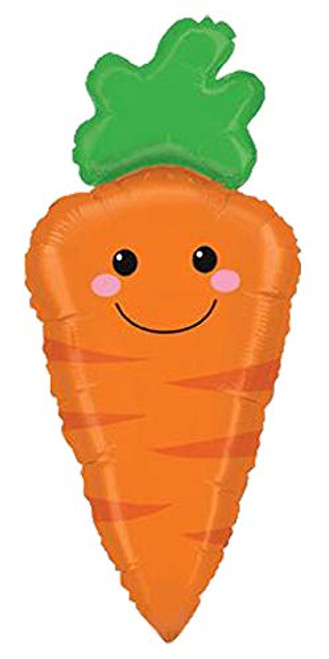 Produce Pal Carrot Garden Jumbo 26" Foil Party Balloon Produce Pal Carrot Garden Jumbo 26" Foil Party Balloon