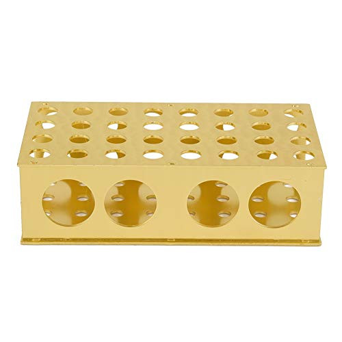 BiuZi Aluminum Tube Rack Aluminum Test Tube Rack Test Tube Rack Holder Hole Diameter for Laboratory