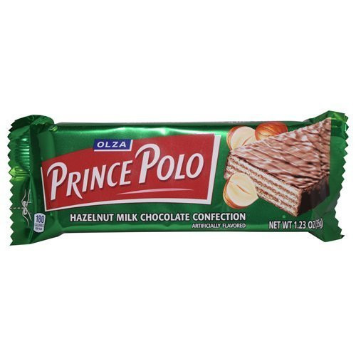 Kraft Olza Prince Polo Hazelnut (36g / 1.2 Oz) Pack of 10