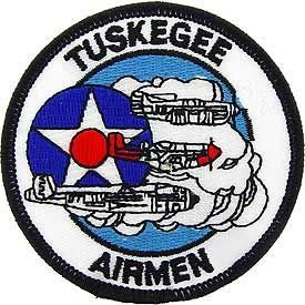 USAF Tuskegee Airmen - Embroidered Patches, Premium Quality Iron On Patch - 3"