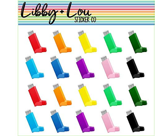 Asthma Inhaler Planner Sticker - Erin Condren - Happy Planner - Agenda - Calendar
