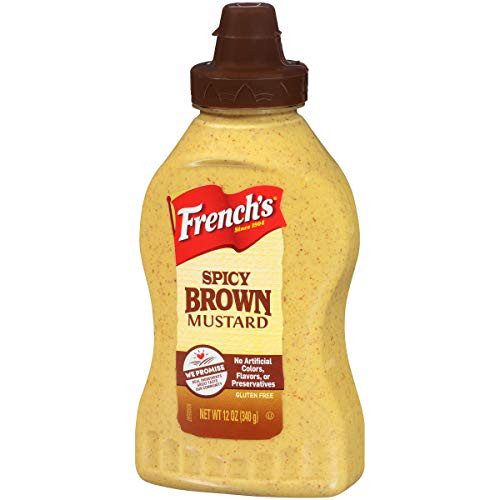 French's Spicy Brown Deli Mustard, 12 Oz, (Pack of 2)