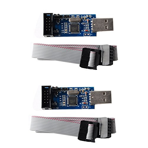 2PCS 51 AVR ISP Programmer Downloader USBASP for ATMEL AVR ATMega ATTiny 51 Board Geekstory
