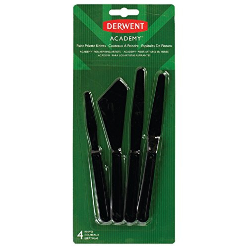 Derwent Academy Paint Palette Knives, 4 Pack (98246)