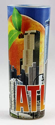 Atlanta Georgia Day Skyline Peach Shooter Shot Glass ctm