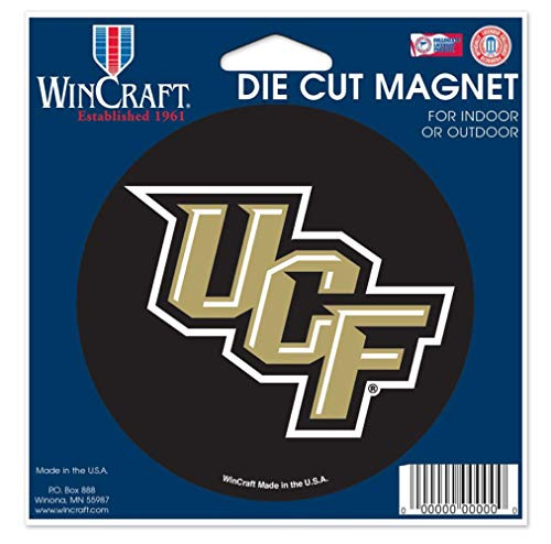 WinCraft University Central Florida UCF Knights Logo 4" Inch Round Die Cut Magnet