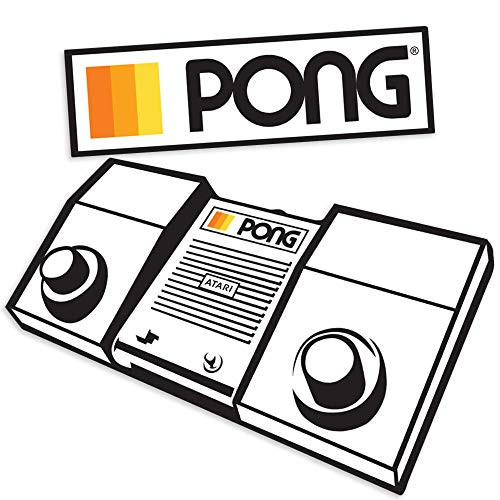 Atari Pong Video Game Collectible Stickers