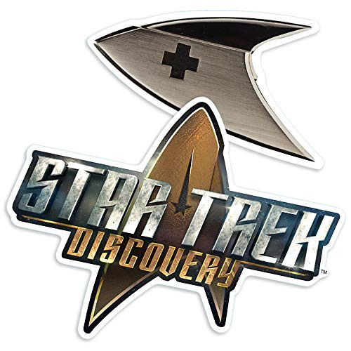Popfunk Star Trek: Discovery Medical Badge and Logo Collectible Stickers