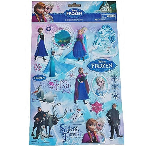 DISNEY FROZEN PUFFY STICKER SHEET Model: