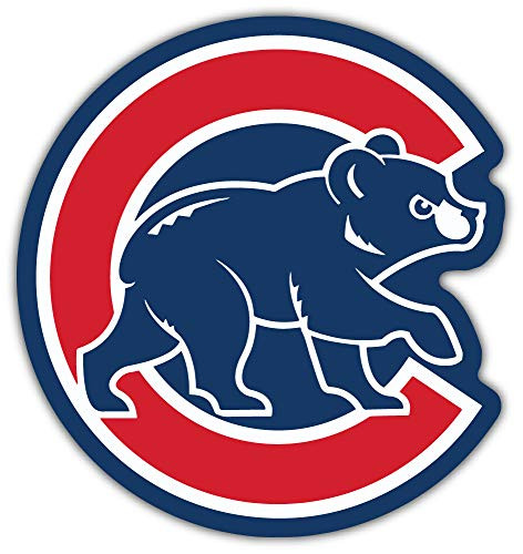 skyhighprint - Chicago Cubs MLB Sport Decor Vinyl Print Sticker 5'' X 5''