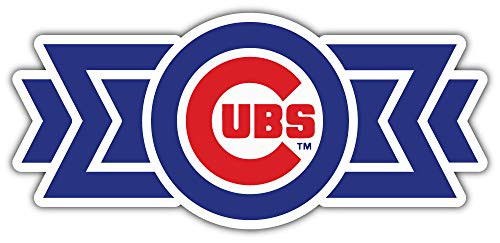 skyhighprint - Chicago Cubs MLB Sport Decor Vinyl Print Sticker 6'' X 3''