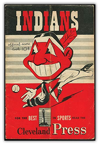 skyhighprint - Cleveland Indians MLB Sport Decor Vinyl Print Sticker 3'' X 5''