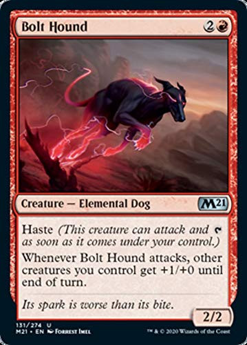 Magic: The Gathering - Bolt Hound - Foil - Core Set 2021