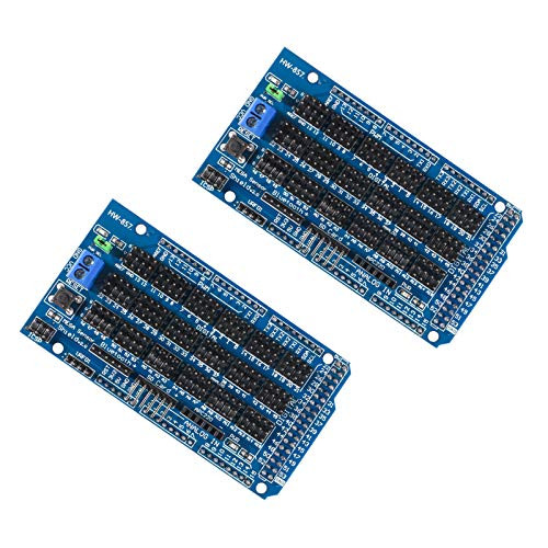 ACEIRMC 2pcs MEGA Sensor Shield V2.0 Sensor Expansion Board for UNO MEGA1280 MEGA2560 MEGA2560 R3