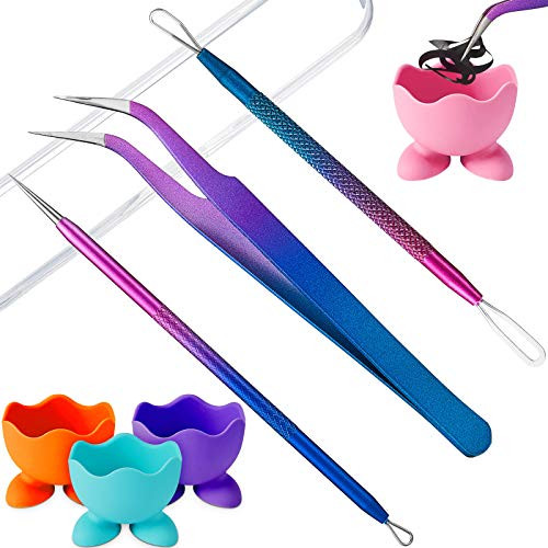 7 Pieces Vinyl Weeding Scrap Collector Weeding Paper Craft Tool Kit, Vinyl Weeding Complete Set Compatible with Cricut, Silhouette, Lettering, HTV, and Vinyl (4 Collectors, 3 Tools)