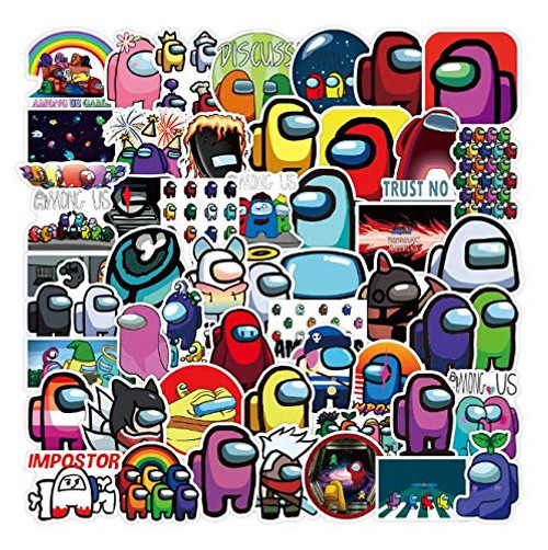 100 Pcs Game Among Us Waterproof Vinyl Stickers and Decals for Laptop, Luggage, Skateboard, Water Bottles, Bicycle, Guitar, Phone,Trendy Aesthetic for Kids, Teens 100 Pcs Game Among Us Waterproof Vinyl Stickers and Decals for Laptop, Luggage, Skateboard, Water Bottles, Bicycle, Guitar, Phone,Trendy Aesthetic for Kids, Teens