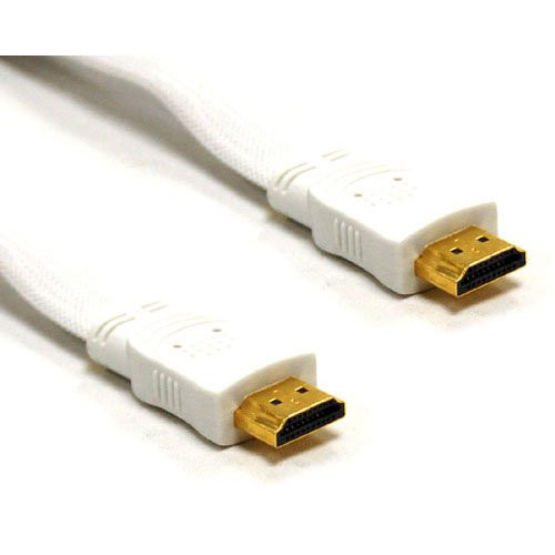 Zagall HDMI A_Type Male to A_Type Male Audio/Video Cable - 6 Feet (White)