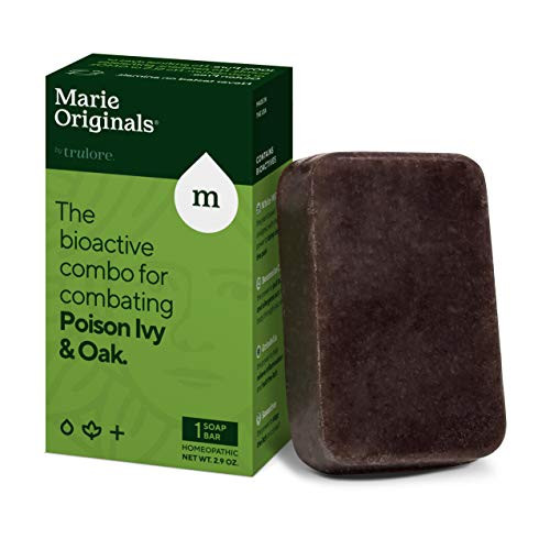 Marie's Original Poison Ivy Soap Bar - All Natural Poison Ivy Treatment - Anti-Itch Skin Cleanser Bar Wash for Poison Ivy, Poison Oak  and  Sumac - Removes Oils, Soothes  and  Relieves Rashes - 2.9 ounces