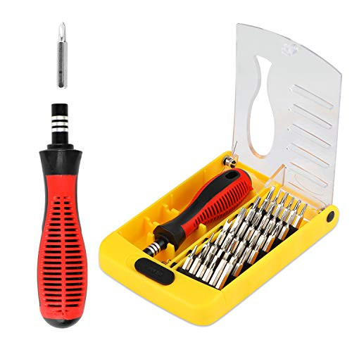 Apsung 37 in 1 Precision Screwdriver Set with Slotted, Phillips, Torx and  More Bits, Non-Slip Magnetic Electronics Tool Kit for Repair iPhone, Android, Computer, Laptop, Watch, Glasses, PC etc