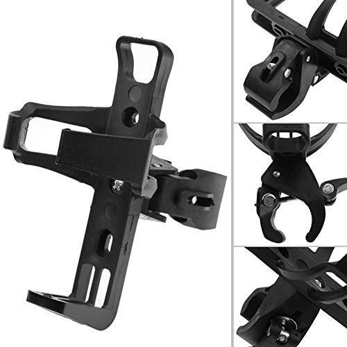 Bike Water Bottle Holder No Screws,Adjustable 360 Degree Rotating Drink Water Bottle Holder Rack Cage for MTB Bike Bicycle Stroller Motorcycle (Black) Bike Water Bottle Holder No Screws,Adjustable 360 Degree Rotating Drink Water Bottle Holder Rack Cage for MTB Bike Bicycle Stroller Motorcycle (Black)