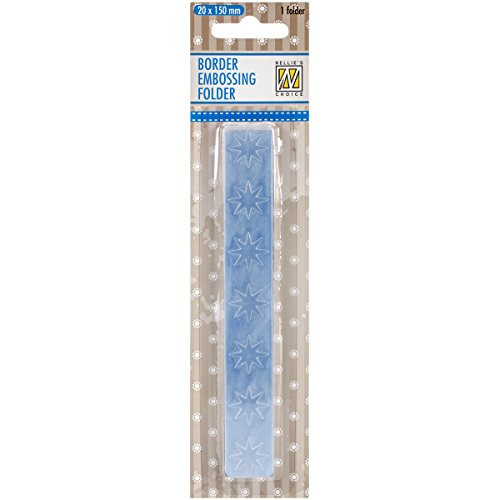 NELLIE Border Embossing Folder, Stars
