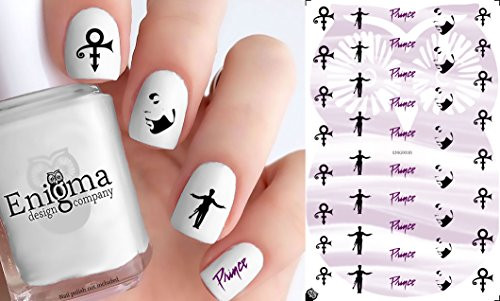Prince (Clear Water-Slide Nail Decals)