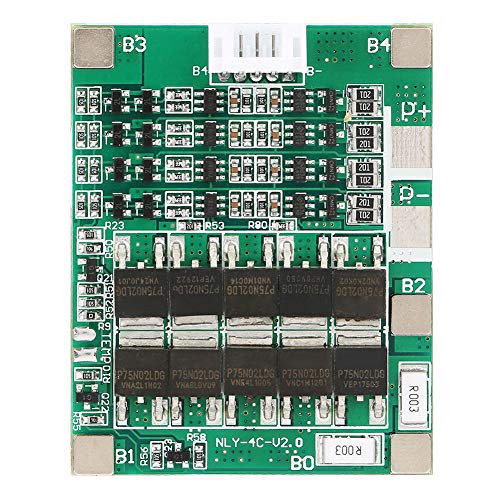 4S 50A Lithium Battery Protection PCB Board 3.7V Li-ion Cell BMS Multiple Protection Module Board