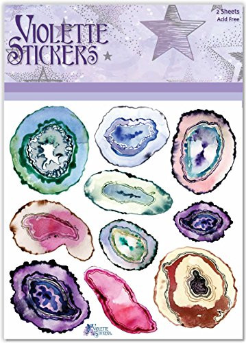 Violette Stickers Agates