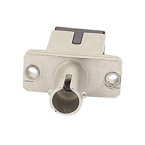 uxcell MM/SM ST-SC Single Core Fibre Coupler Flange Adapter Fiber Optic Connector for Server Rack, Patch Panel