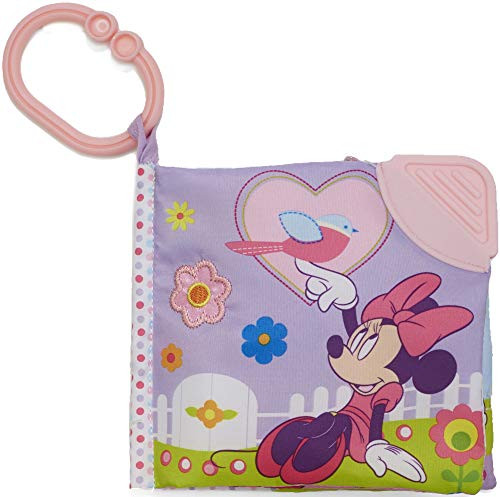 Disney Baby Minnie Mouse On The Go Soft Teether Book, 5" Disney Baby Minnie Mouse On The Go Soft Teether Book, 5"
