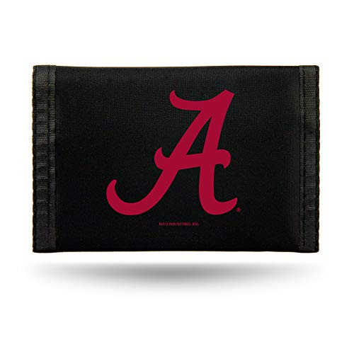 NCAA Rico Industries Nylon Trifold Wallet, Alabama Crimson Tide NCAA Rico Industries Nylon Trifold Wallet, Alabama Crimson Tide