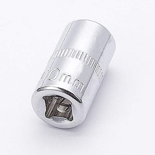 Utoolmart 1/4-Inch Drive 10mm 6-Point Shallow Socket, Metric, Cr-V Chrome-vanadium 2 Pcs Utoolmart 1/4-Inch Drive 10mm 6-Point Shallow Socket, Metric, Cr-V Chrome-vanadium 2 Pcs