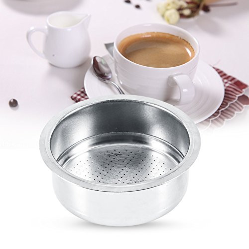 Coffee Filter Basket Coffee Filter, Coffee Filter Holder Coffee Gift Basket Coffee 51mm Pressurized Filter Basket Strainer 51mm Non Pressurized Filter Basket for GUSTINO, Home Office Coffee Tool