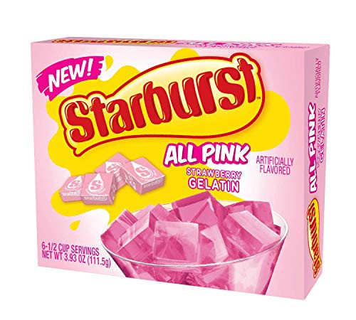 Starburst Gelatin, Strawberry, 3.89 OZ (Pack of 3)