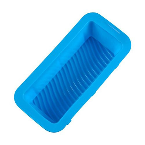 BESTONZON Silicone Bread Loaf Mould Non-Stick Rectangle Bakeware Cake Baking Mold Tins (Random Color)