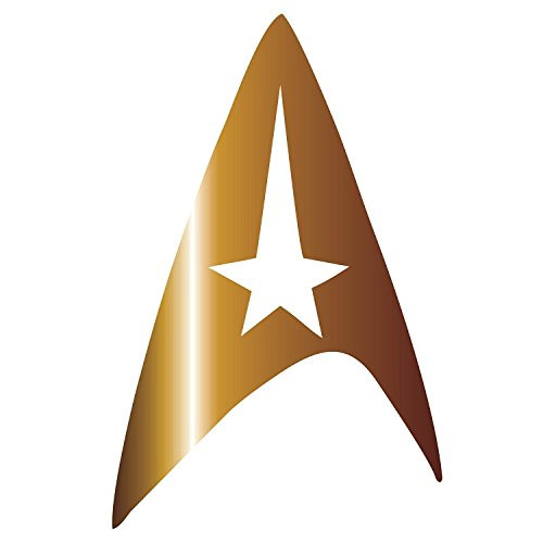Cove Signs Star Trek Command Decal/Sticker - 4" Gold - Starfleet, Federation, Kirk, Pickard, Janeway, Archer