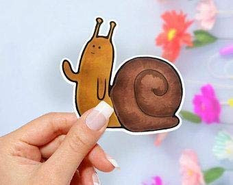 Snail Sticker - for Laptops, Water Bottles and Cell Phones