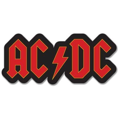 ACDC AC DC Logo Vynil Car Sticker Decal - Select Size