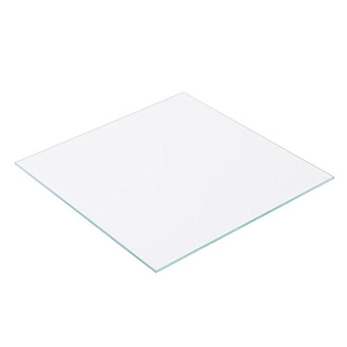 130mm x 130mm x 3mm Borosilicate Glass Build Plate/Bed for Mini 3D Printer Printbed (130x130x3mm Square)