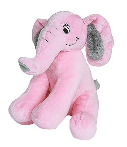 Recordable 8 Inch Plush Pink Elephant w/ 10 Second Recorder by BEARegards