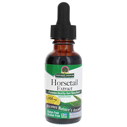 Nature's Answer Alcohol-Free Horsetail Herb Extract Supplement, 1-Fluid Ounce - Hair, Skin, and Nails Support - Promotes Urinary Tract Health - Strengthen Joints Nature's Answer Alcohol-Free Horsetail Herb Extract Supplement, 1-Fluid Ounce - Hair, Skin, and Nails Support - Promotes Urinary Tract Health - Strengthen Joints