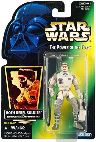 Kenner Star Wars: Power of The Force Green Card > Hoth Rebel Soldier Action Figure