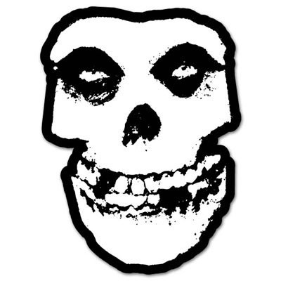 Misfits Skull Danzig Vynil Car Sticker Decal - Select Size