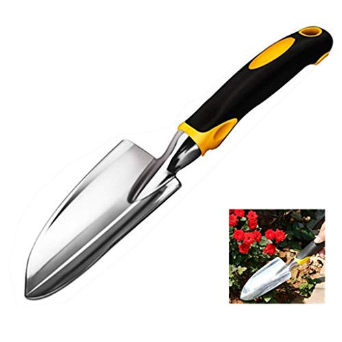 Garden shovel Trowel  and  Hand Shovel Soft Rubberized Non-Slip Handle, Bes for Transplanting, Weeding, Moving and Smoothing Digging  and  Planting